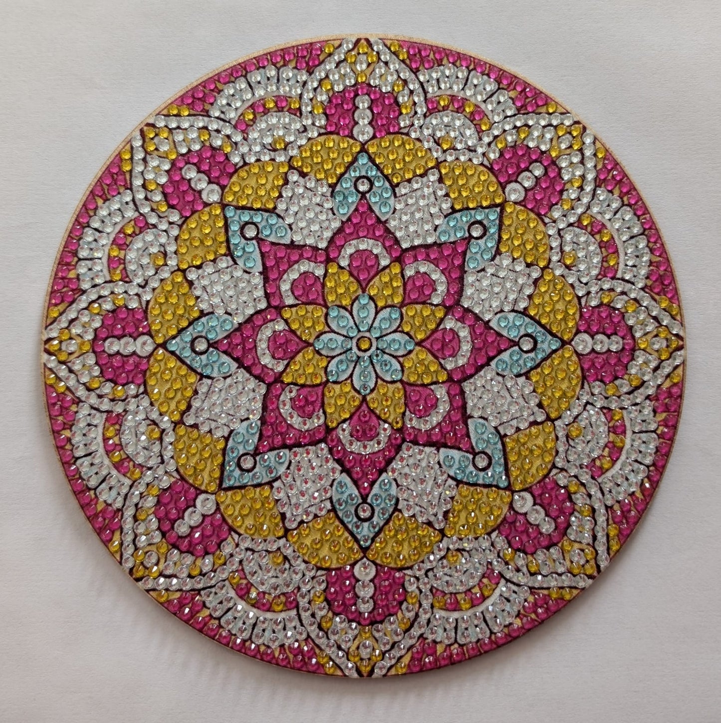 Sottopentola artigianale in diamond painting