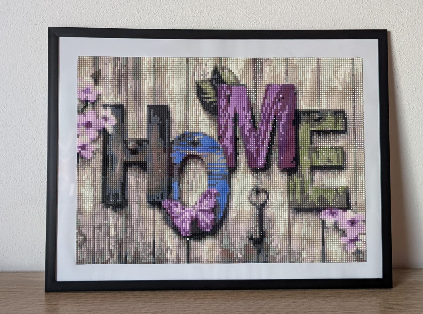 Home: dove il cuore trova casa - quadro in diamond painting