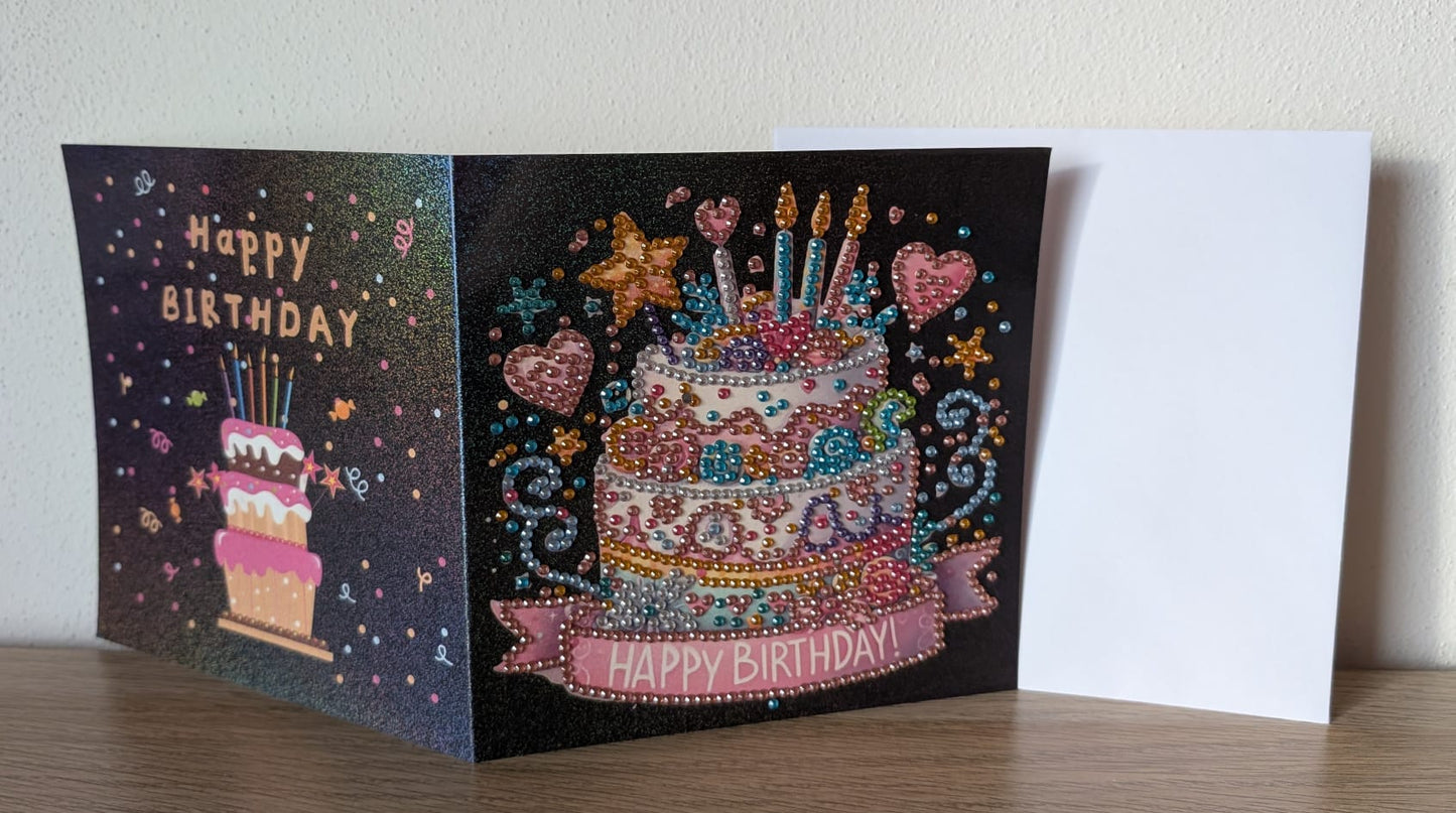 Tanti auguri con un tocco di luce - biglietto compleanno