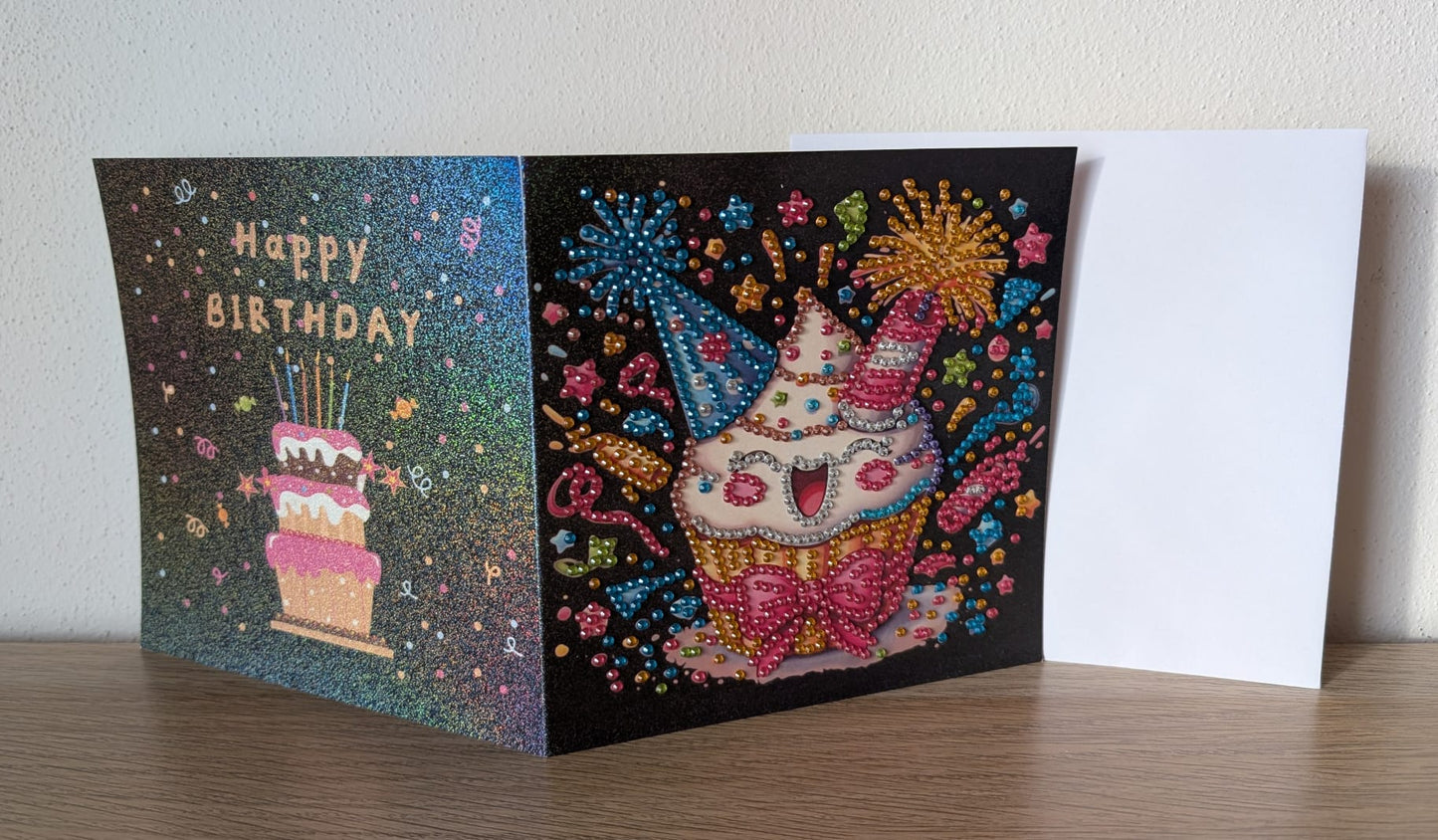Tanti auguri con un tocco di luce - biglietto compleanno