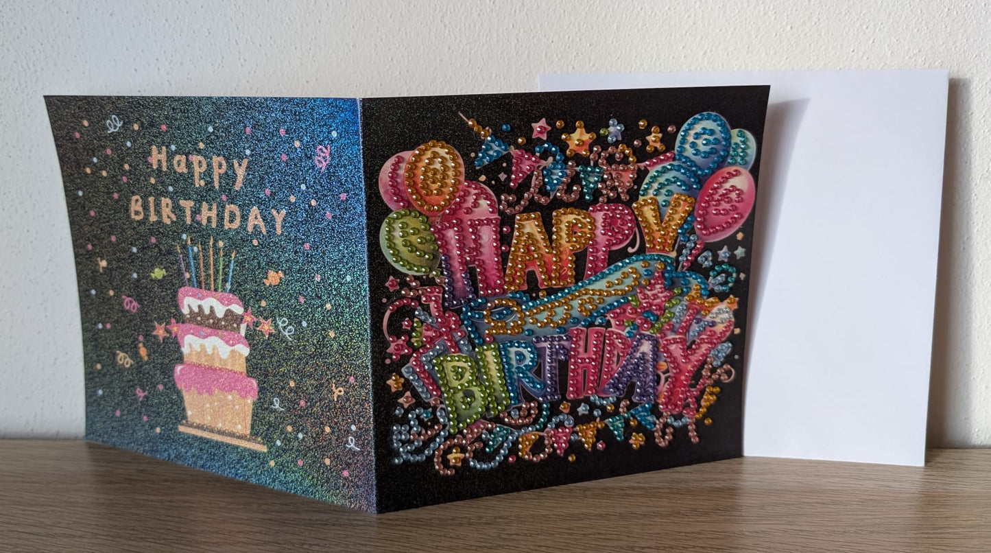 Tanti auguri con un tocco di luce - biglietto compleanno
