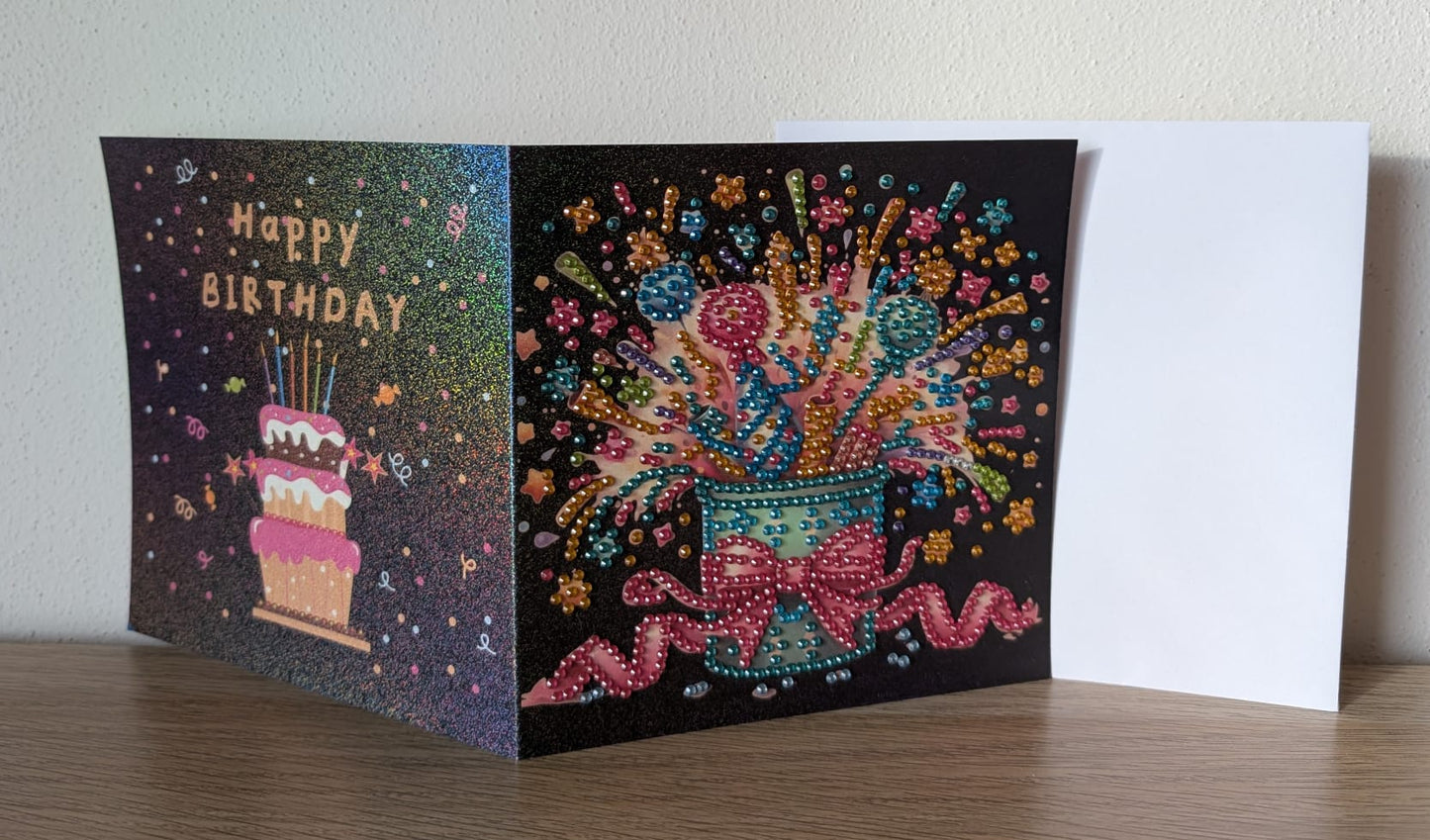 Tanti auguri con un tocco di luce - biglietto compleanno