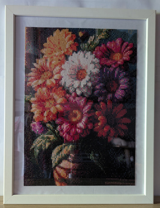 Quadro vaso di fiori diamond painting