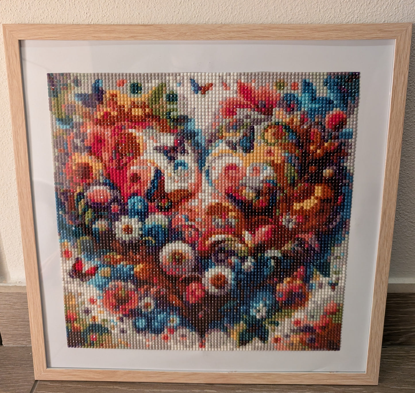 Cuore Floreale in Diamond Painting