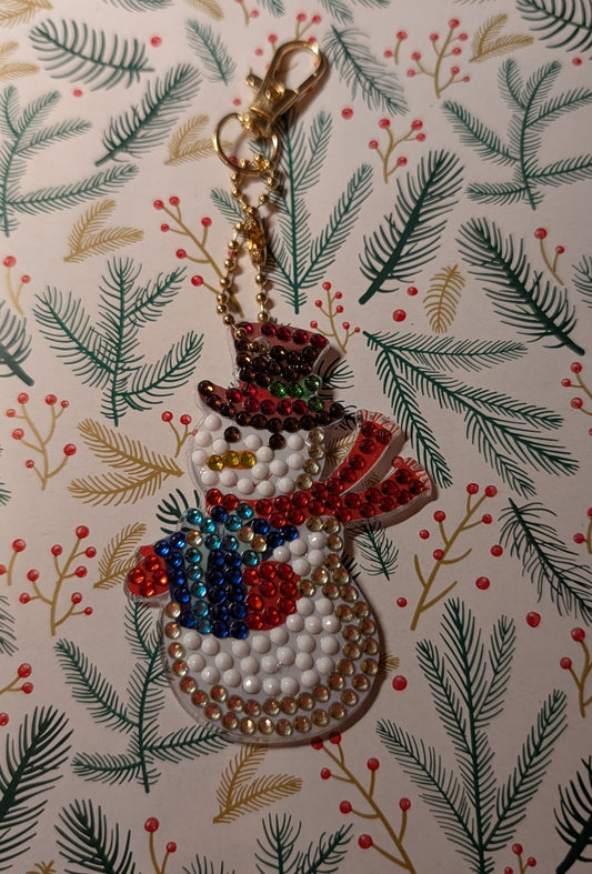 Portachiavi Natalizio in Diamond Painting