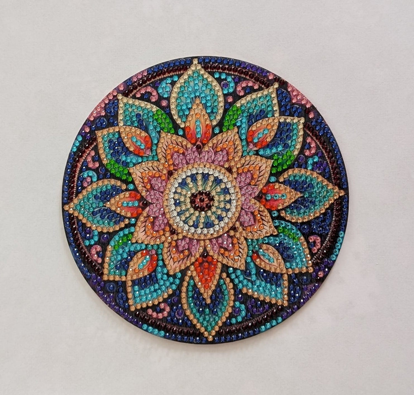 Sottopentola artigianale in diamond painting