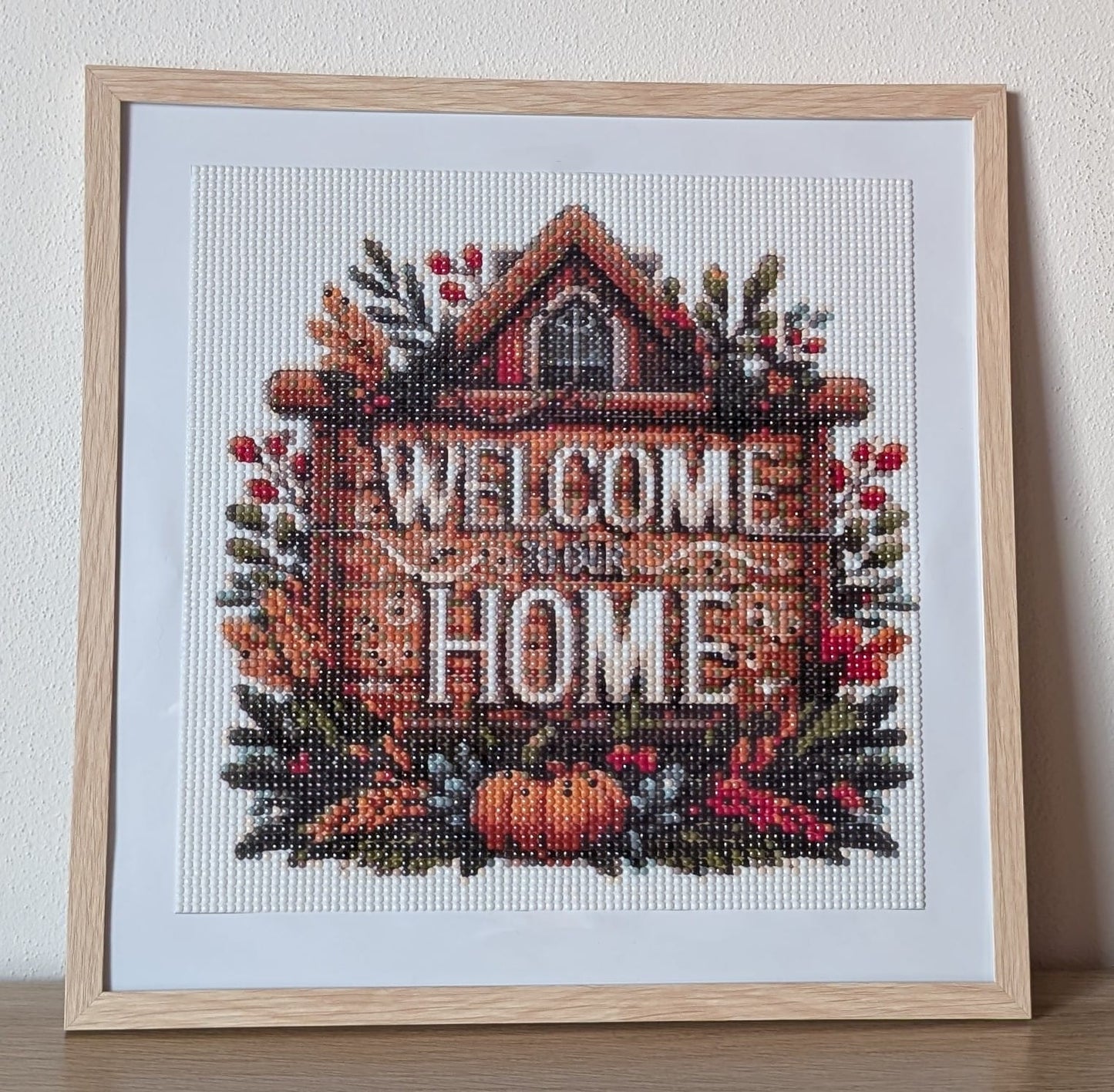 Welcome home: il calore dell'accoglienza - quadro in diamond painting