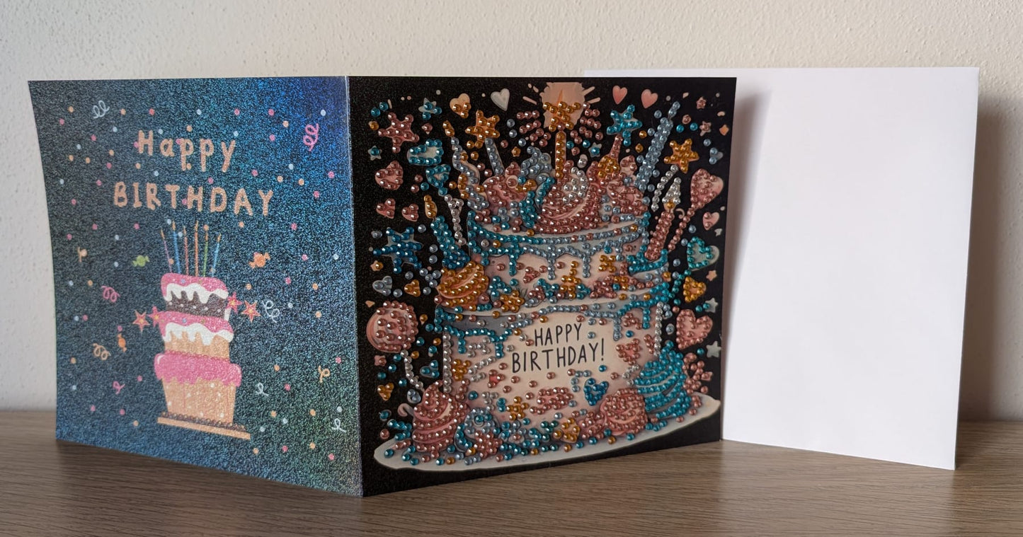 Tanti auguri con un tocco di luce - biglietto compleanno